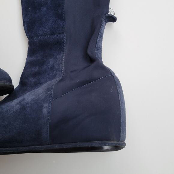 Stuart Weitzman MainLine Knee High Wedge Suede Size 38 7.5 - Picture 8 of 11